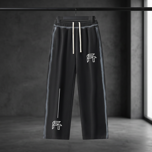 Sunfaded Edge Sweatpants black front