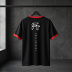 Ringer Tee black red back