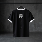 Ringer Tee black white back