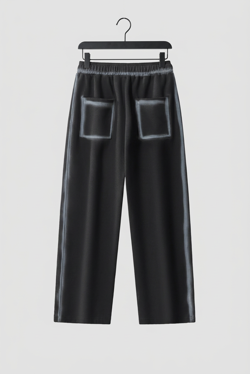 Sparks Sweatpants Washed Black hanger back