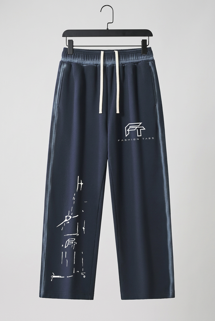 Sparks Sweatpants Washed Blue hanger front