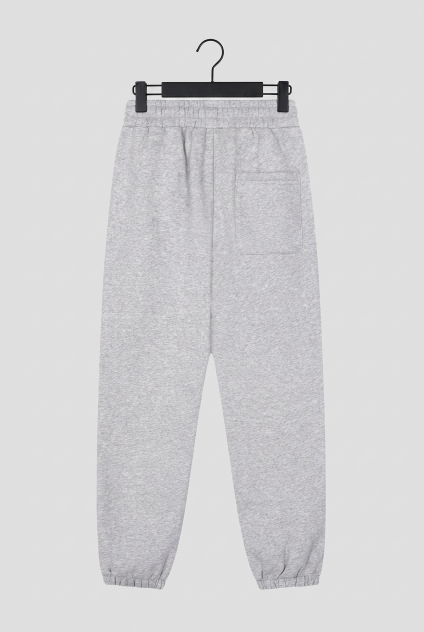 Sun Fade Sweatpants Flower Gray hanger back