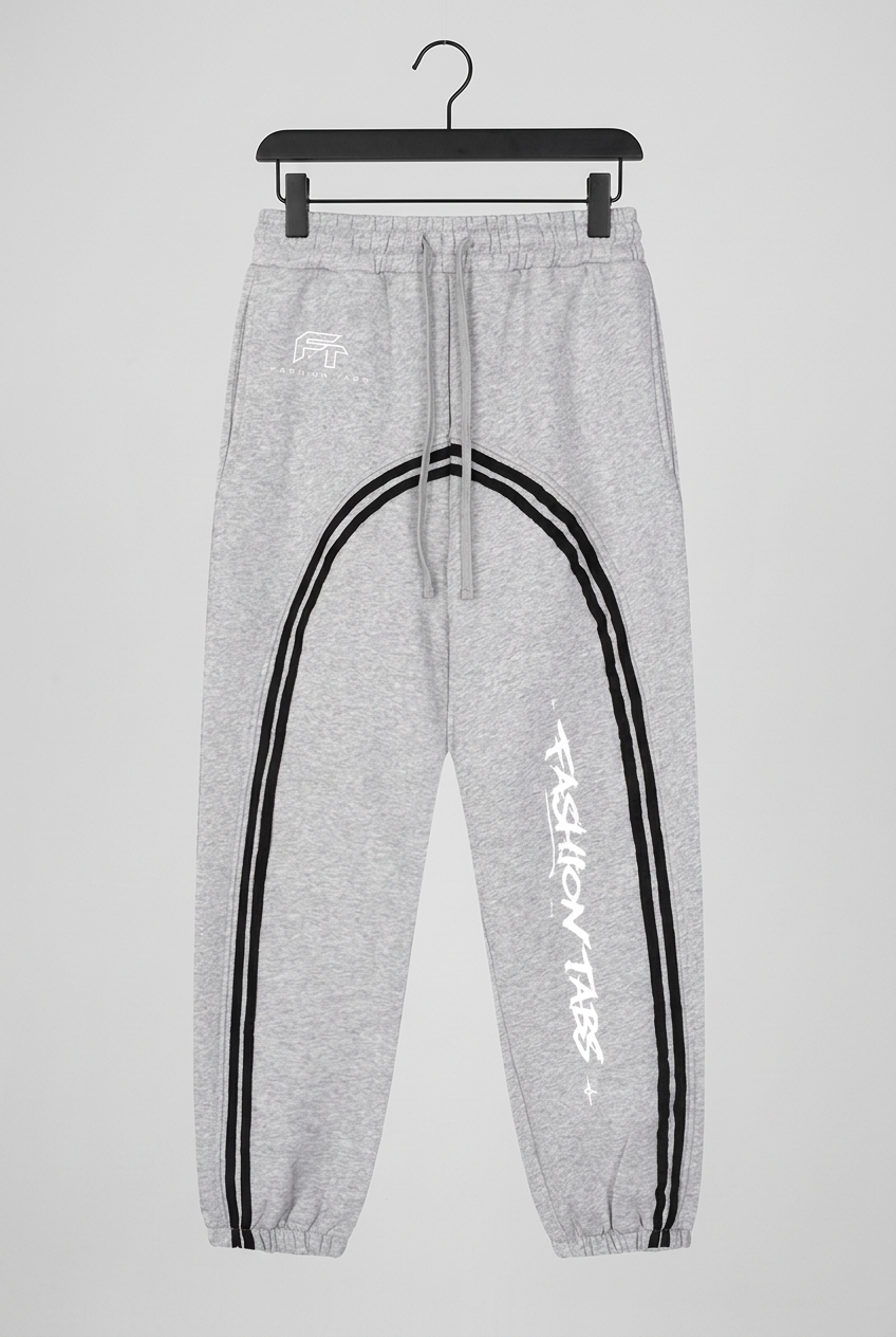Sun Fade Sweatpants Flower Gray hanger front
