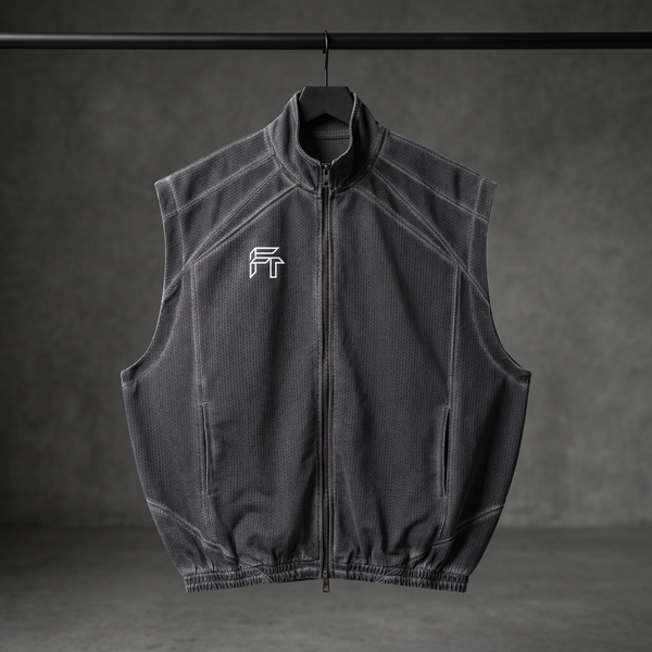 Tabs Full Zip Vest front