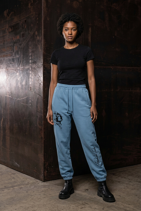 Tabs Joggers Medium Blue model front